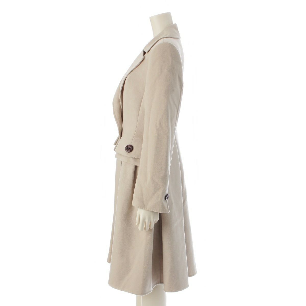 美品・最高級】フォクシーブティック カシミヤ100%チェスターコート