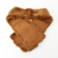 CHANEL シャネル　ラパンファー マフラー 　ブラウン シャネル シルク ラパン マフラー ファー ティペット ブラウン | 中古