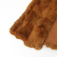 シャネル シルク ラパン マフラー ファー ティペット ブラウン | 中古