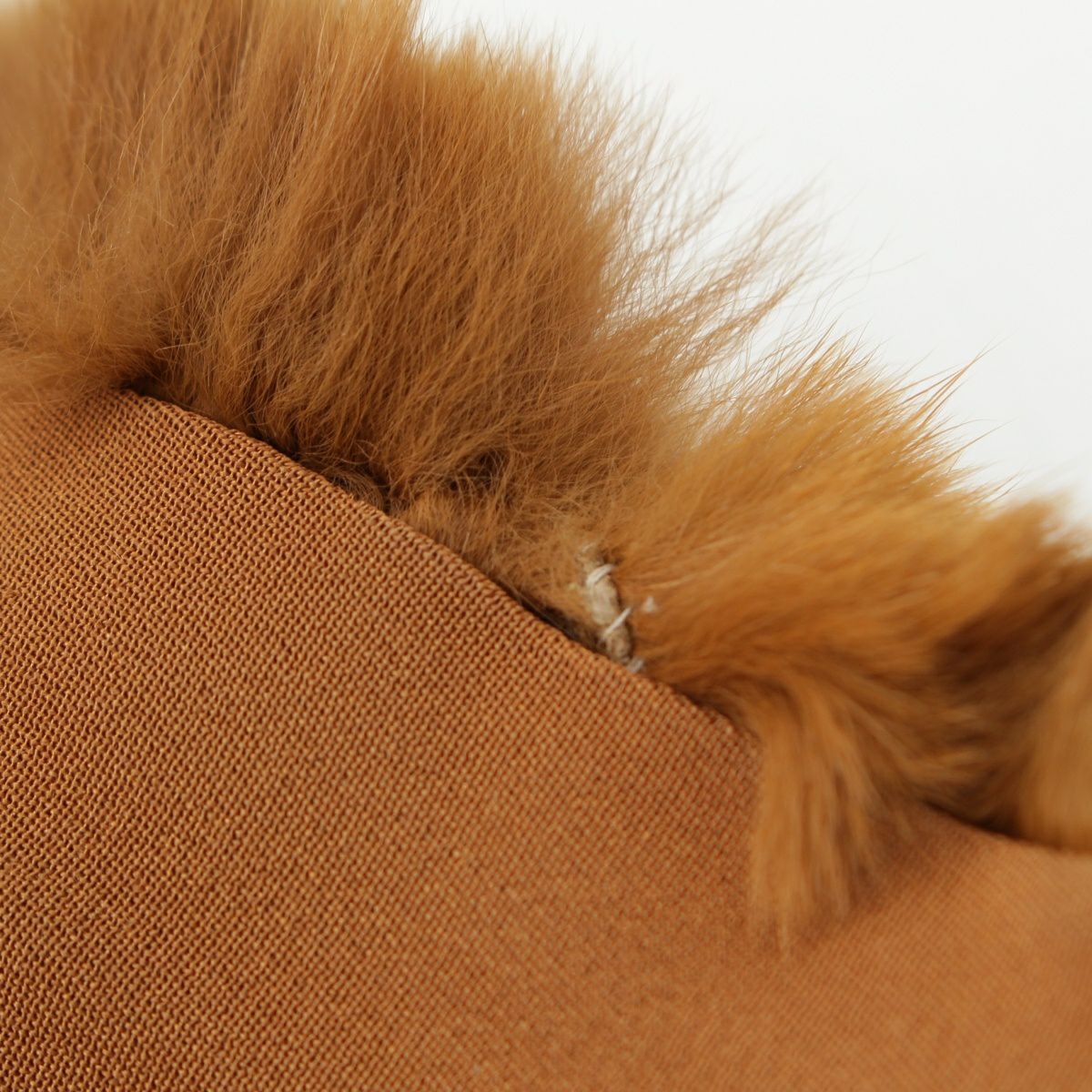 シャネル シルク ラパン マフラー ファー ティペット ブラウン | 中古