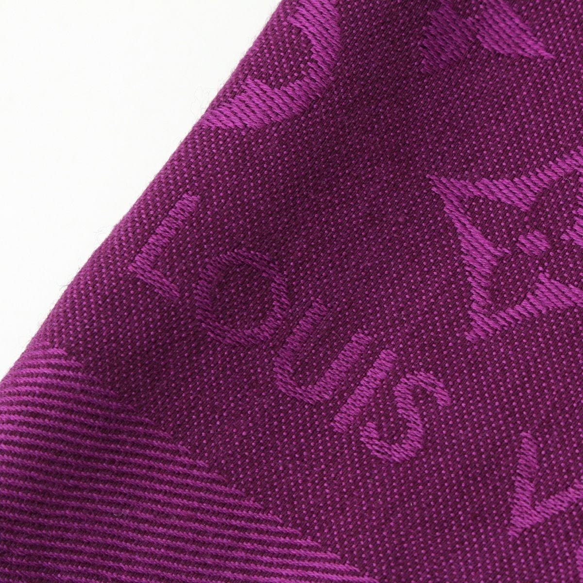 ルイヴィトン モノグラム シルク ウール シャイン ストール ショール  