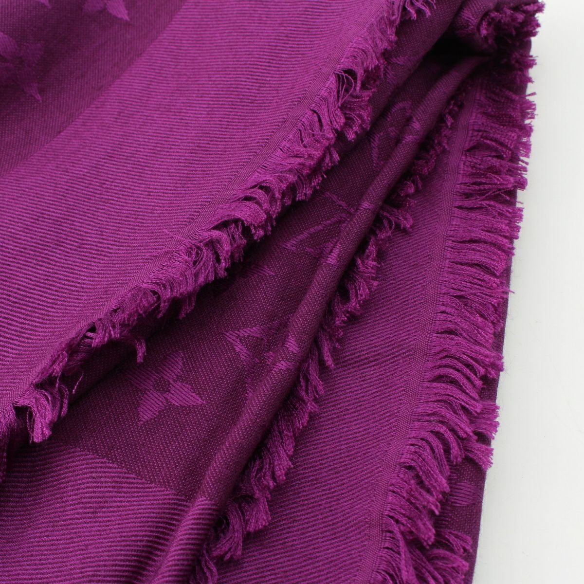 ルイヴィトン モノグラム シルク ウール シャイン ストール ショール  