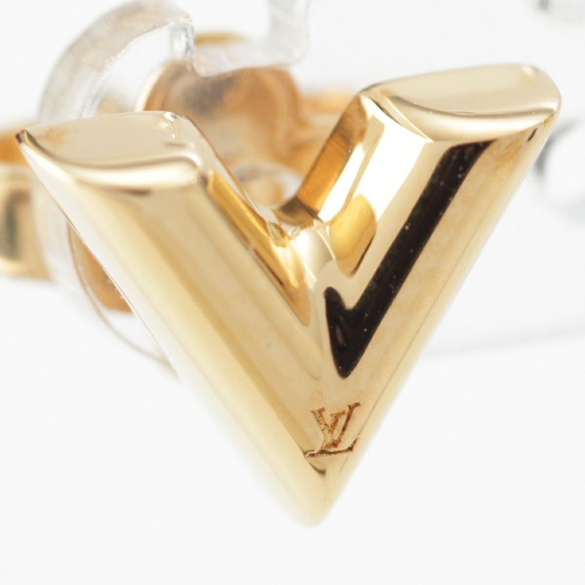 ルイヴィトン GP エセンシャル V ロゴ 両耳 ピアス アクセサリー