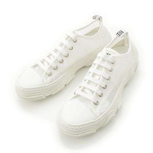 レッドヴァレンティノ ロゴ メッシュ スニーカー シューズ 靴 ホワイト 37