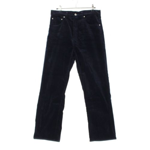 ブラミンク 24AW コットン コーデュロイ パッチポケット ストレート パンツ ボトムス 7914-299-0382 ネイビー 2