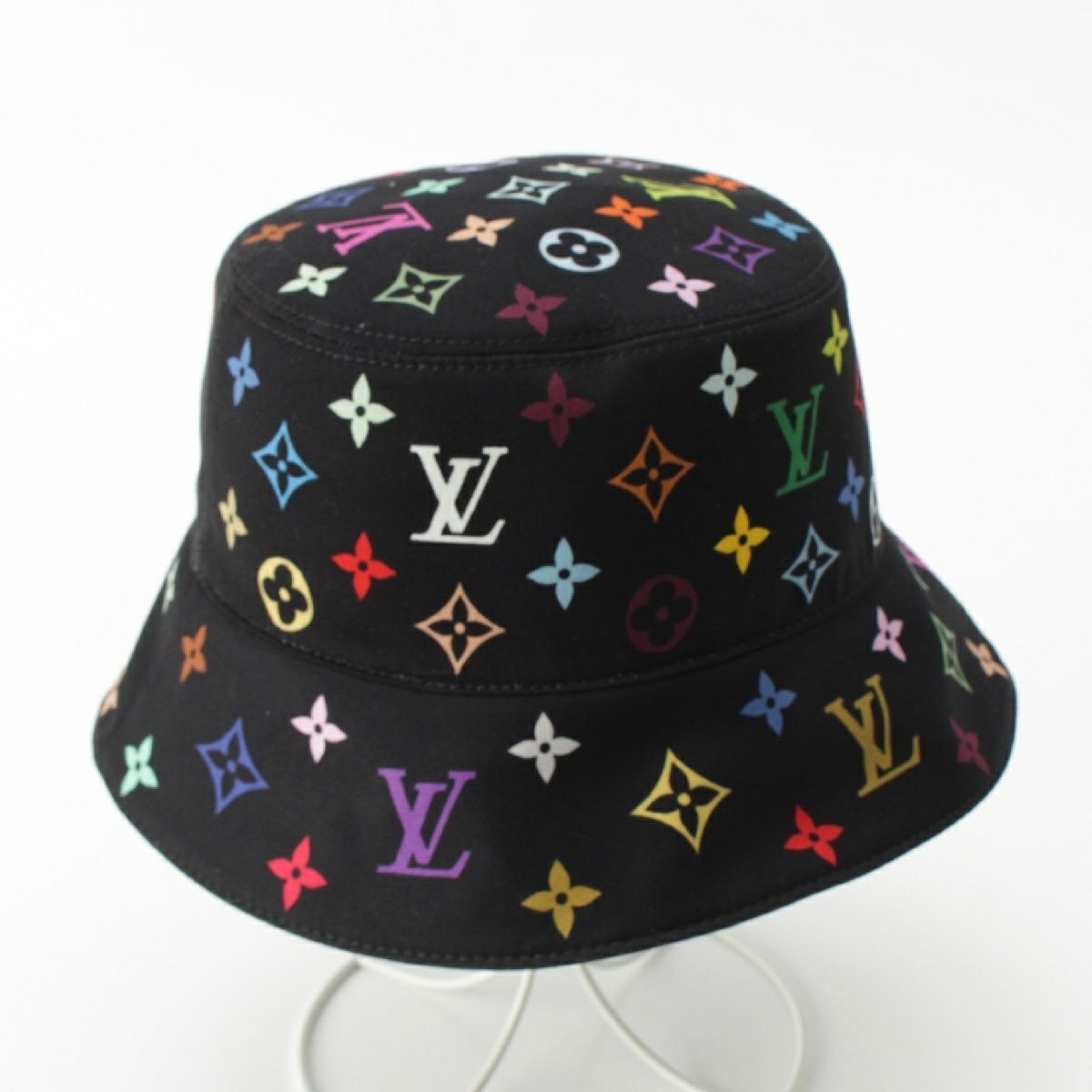 ルイヴィトン 村上隆 25SS コットン モノグラム リバーシブル ハット