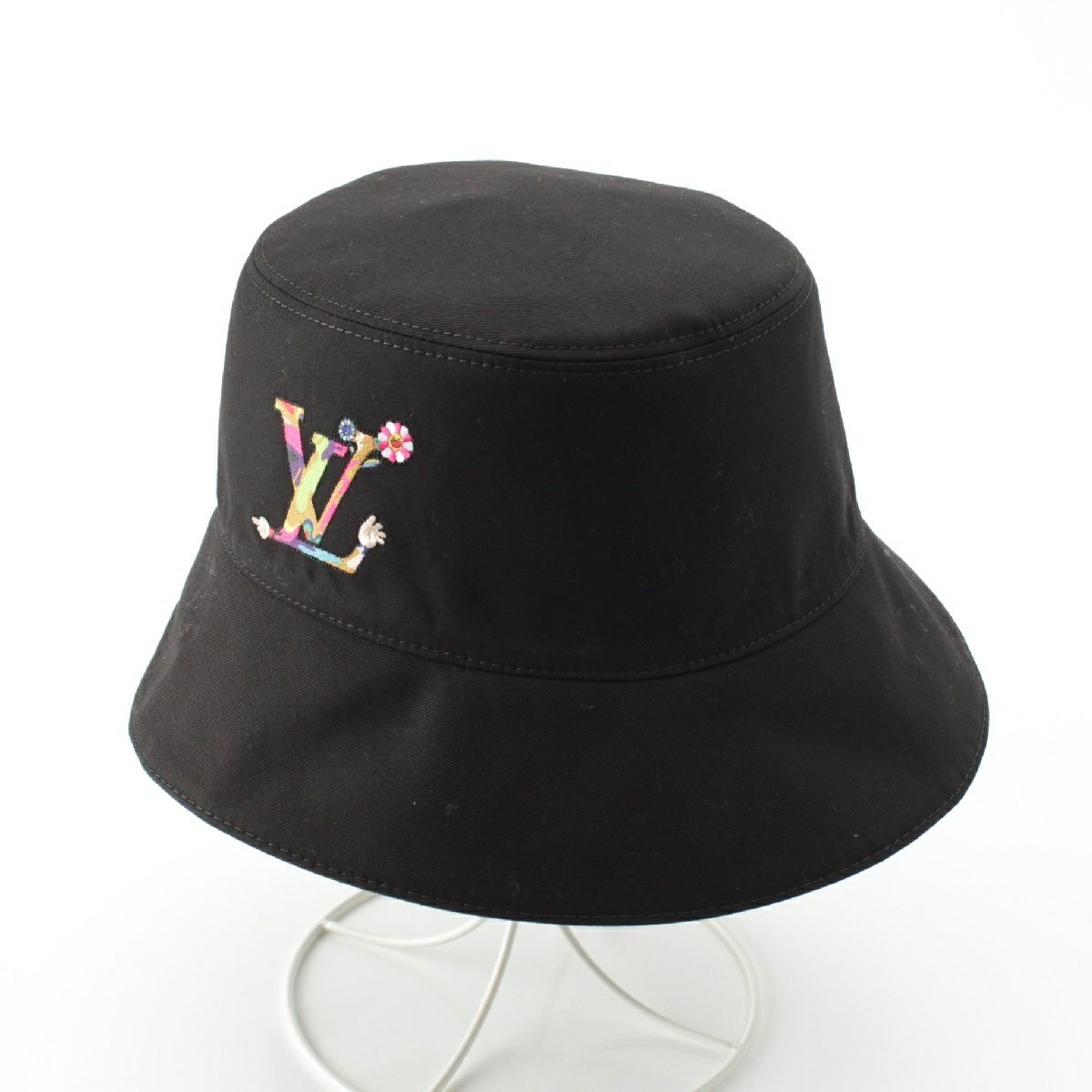 ルイヴィトン 村上隆 25SS コットン モノグラム リバーシブル ハット