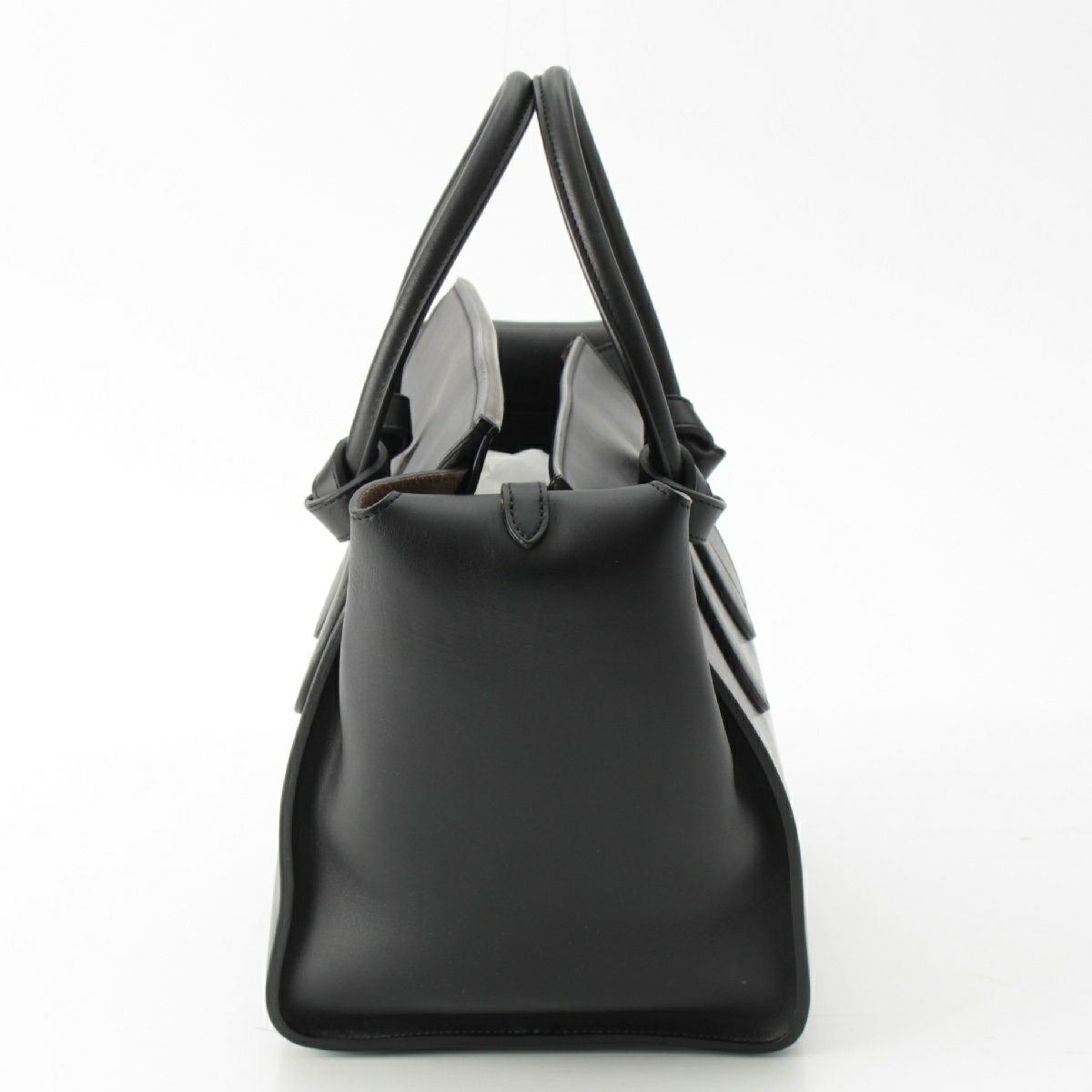 セリーヌ レザー タイバッグ ハンドバッグ 鞄 ブラック | 中古通販