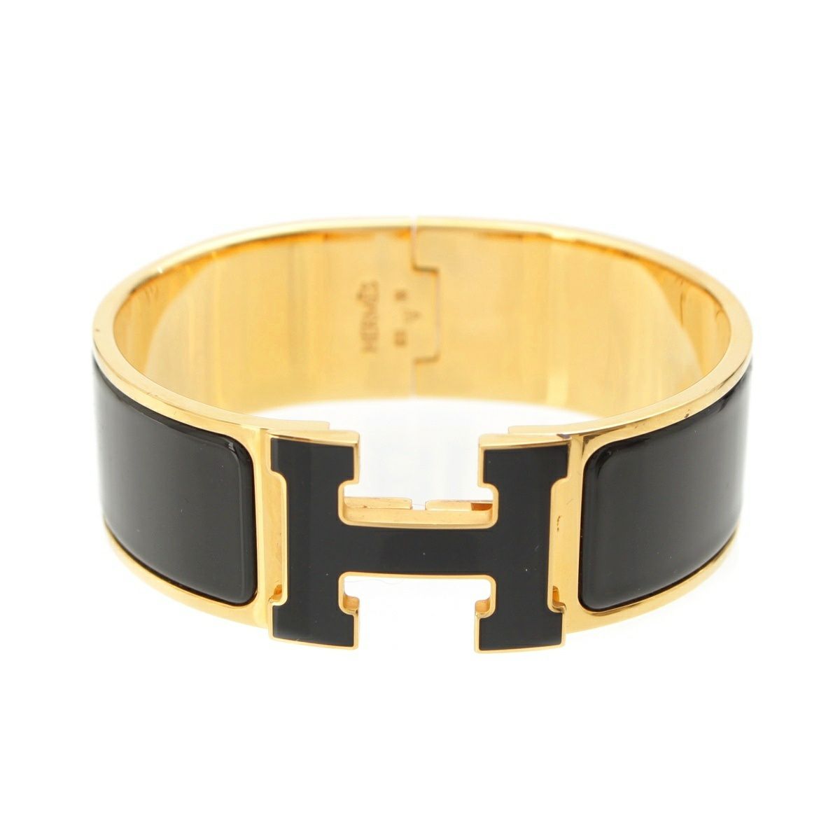 エルメス クリッククラックGM Hモチーフ ブレスレット バングル