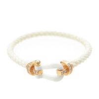 フレッド フォース10 LM ハーフダイヤ セラミック ブレスレット