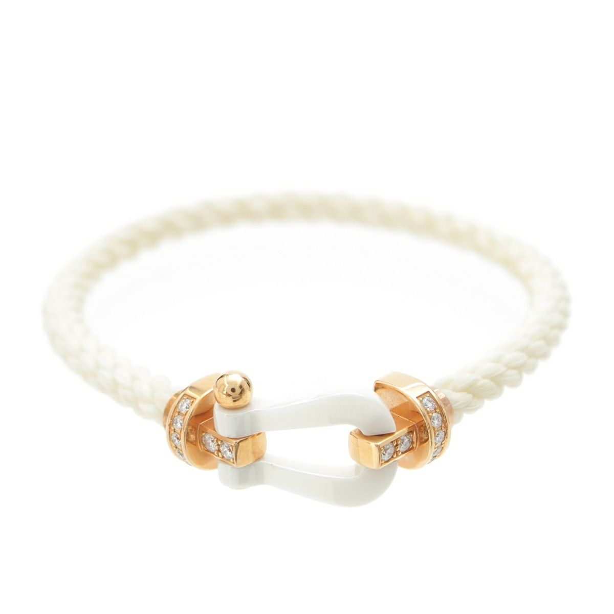 フレッド フォース10 LM ハーフダイヤ セラミック ブレスレット