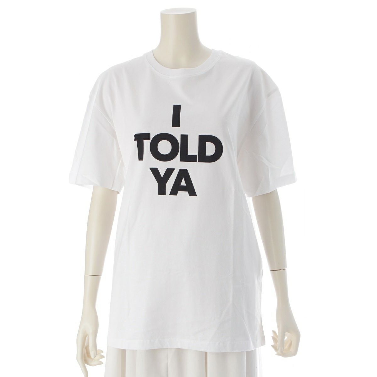 ロエベ I TOLD YA コットン アナグラム ロゴ 半袖Tシャツ トップス 