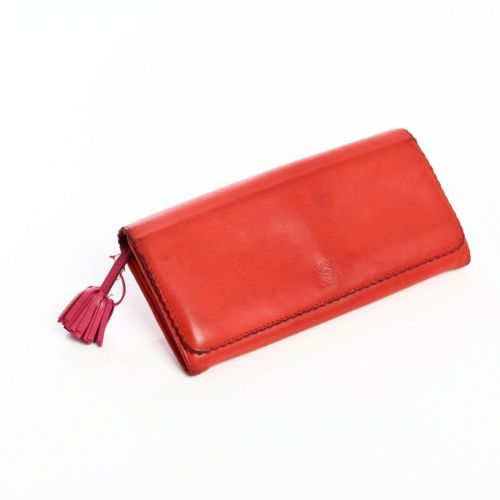 ロエベ 長財布 アマソナ レッド