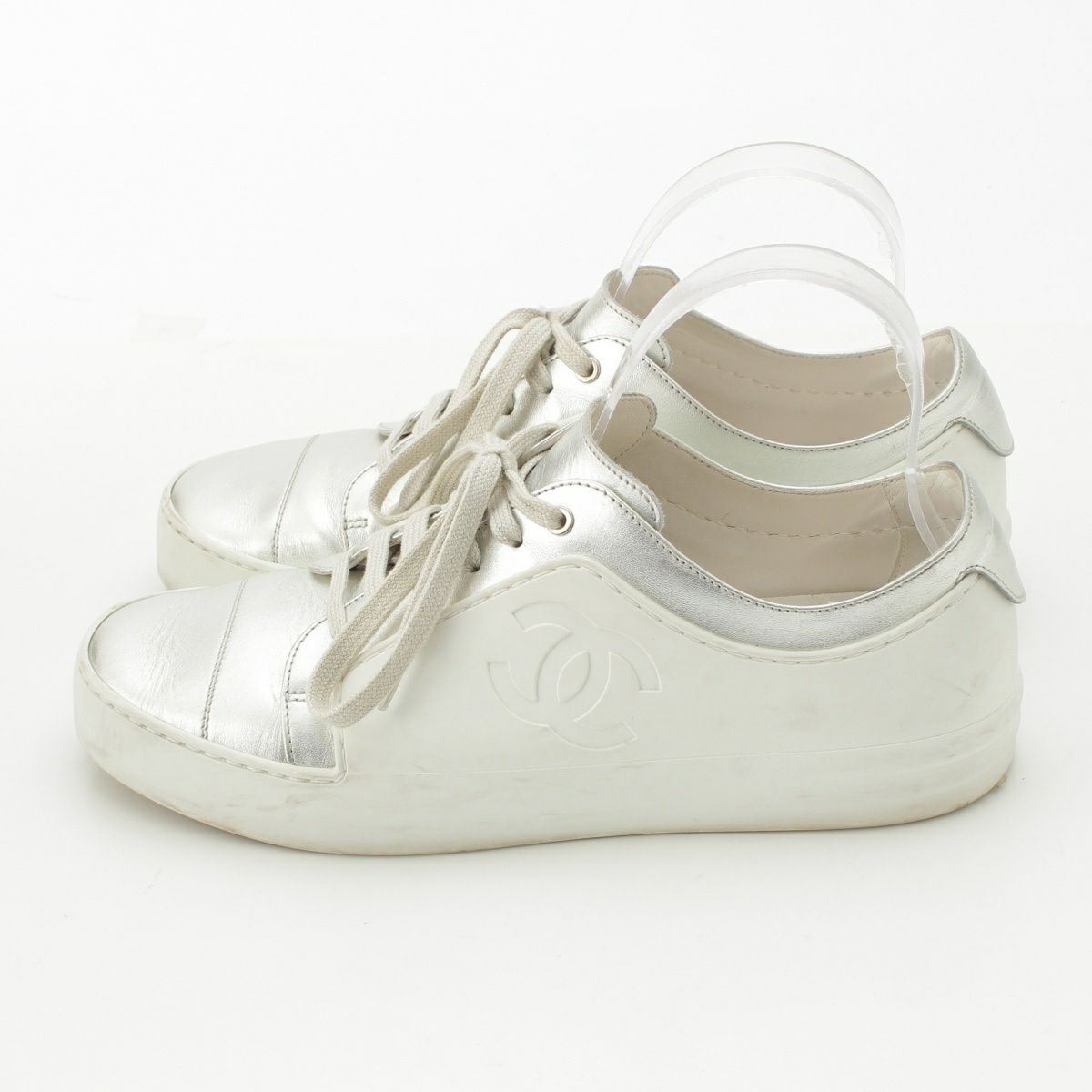 シャネル レザー ココマーク ローカット スニーカー シューズ 靴