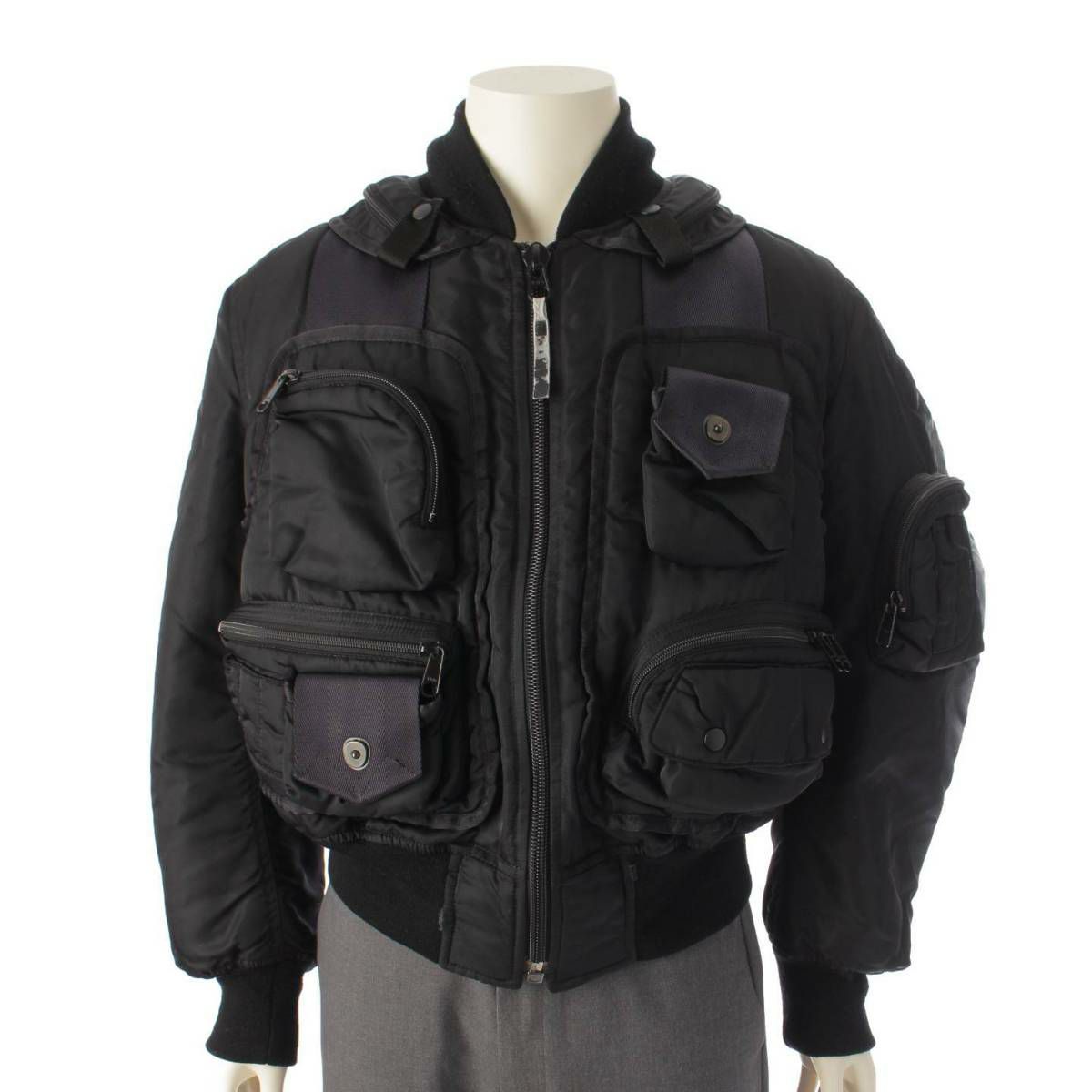 イッセイミヤケ 96AW アーカイブ Parachute Cargo MA-1