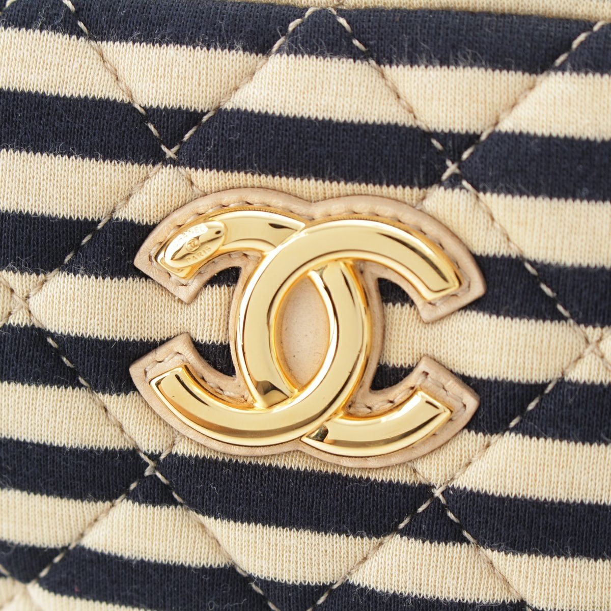 ★CHANEL★ ブランケット ココマーク ノベルティ 非売品 ベージュ ポーチ brandeal_0822g1851