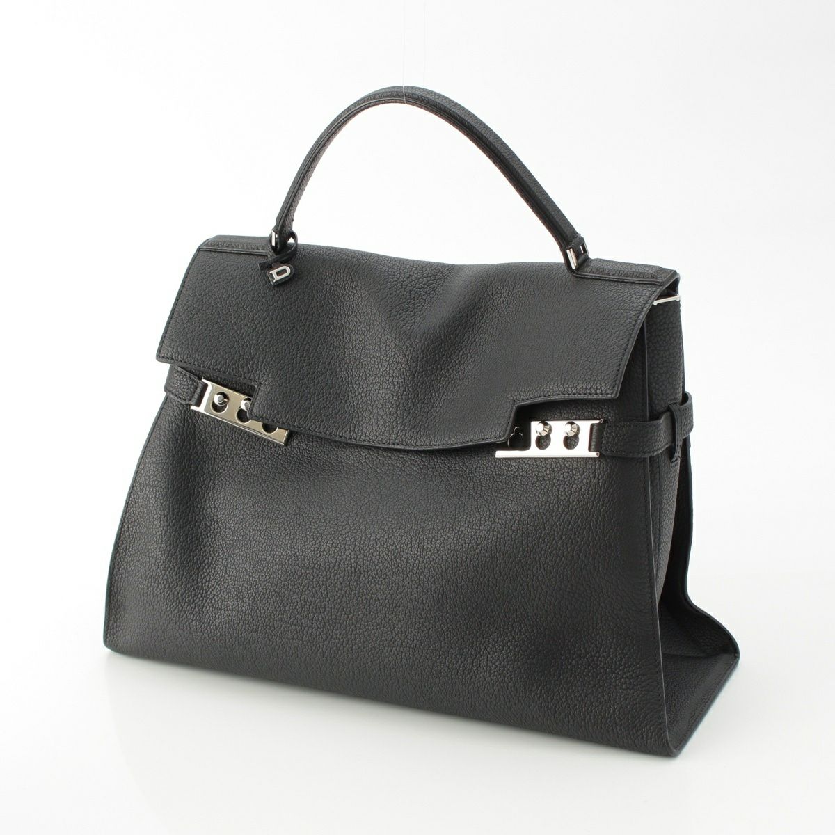 デルヴォー タンペートXL ダービーカーフ 2WAY ハンドバッグ