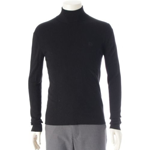 ロエベ ウール アナグラム タートルネック ニット セーター トップス ブラック M