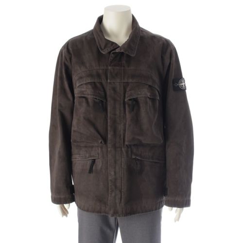 ストーンアイランド 25AW RASO GOMMATO 3L ミリタリージャケット アウター K1S154100022 ブラウン L