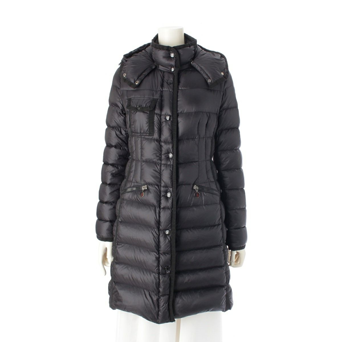 5/XXXLサイズ モンクレール HERMINE エルミンヌ ロングダウンコート MONCLER モンクレール HERMINE エルミンヌ ダウン ジャケット