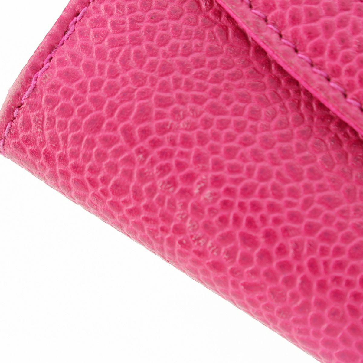 限定セール‼️CHANELデカココ　キャビアスキン 　 二つ折り財布　斜め掛け シャネル キャビアスキン デカココ ココマーク 二つ折り財布
