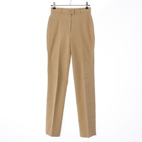 プラダ コットン パンツ スラックス ボトムス ベージュ