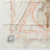 エルメス カレ90 La Musique des spheres 球体が奏でる音楽 シルク