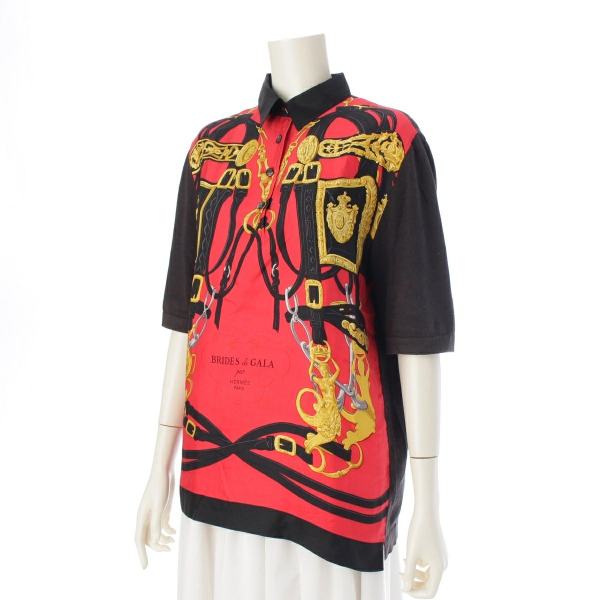 【美品】HERMES シルク コットン ポロシャツ カシミヤ混 Lイタリア製 美品】HERMES シルク コットン ポロシャツ カシミヤ混 L