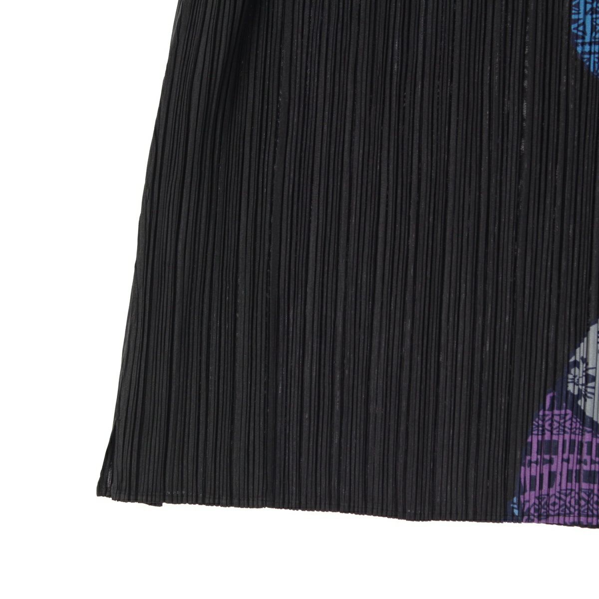 プリーツプリーズ イッセイミヤケ フィッシュプリント 魚柄 ロング