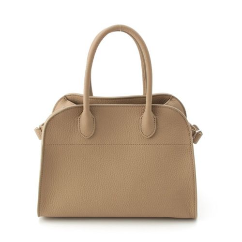 ザロウ ソフトマルゴー10 グレインカーフ 2WAY ハンドバッグ ショルダーバッグ ダークトープ