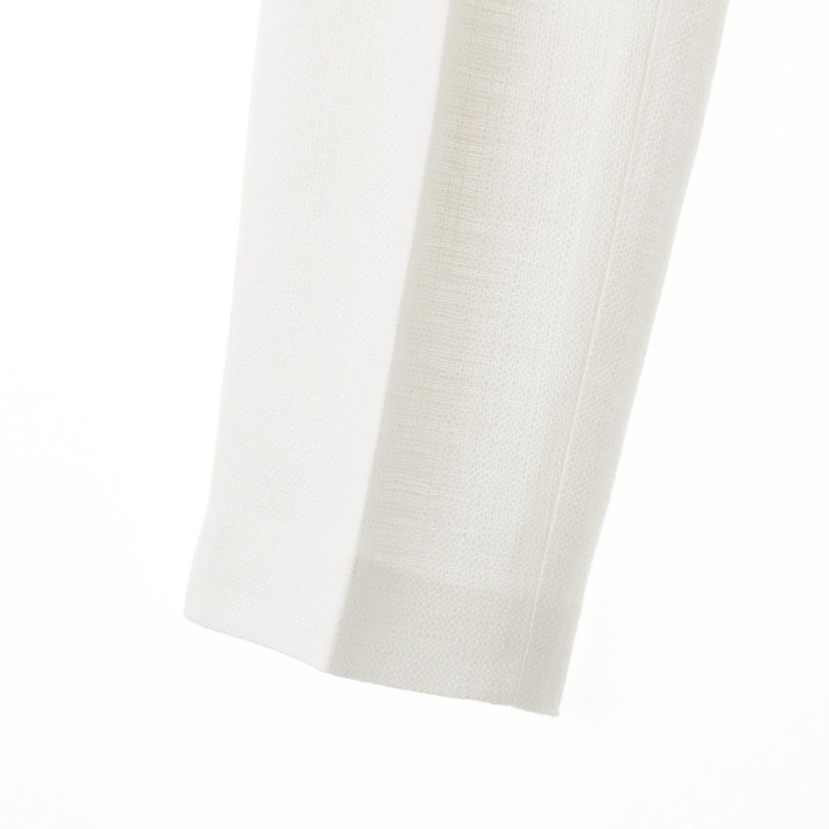 ドゥロワー 22SS リネン混 オットマン ベーシック パンツ スラックス