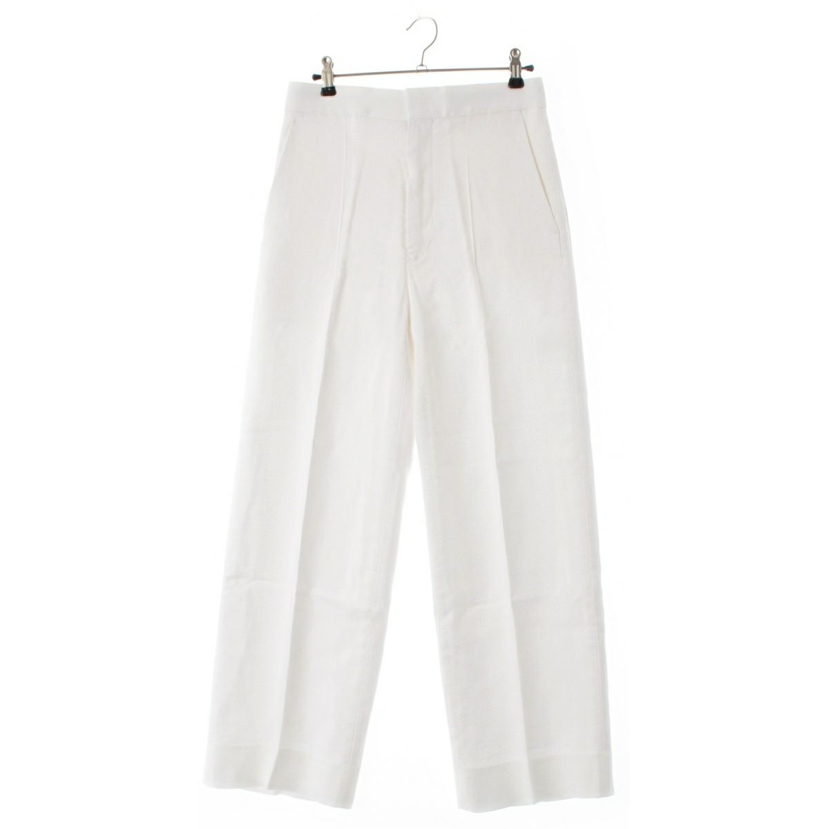 ドゥロワー レーヨン M.SUMMER1 ワイド スラックス バスケット パンツ  