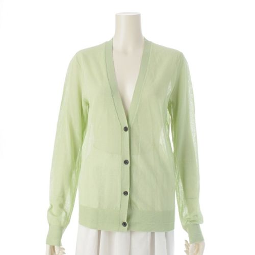 マリアマクマナス レーヨン ナイロン シアー カーディガン トップス 6515‐343‐0615 ライトグリーン