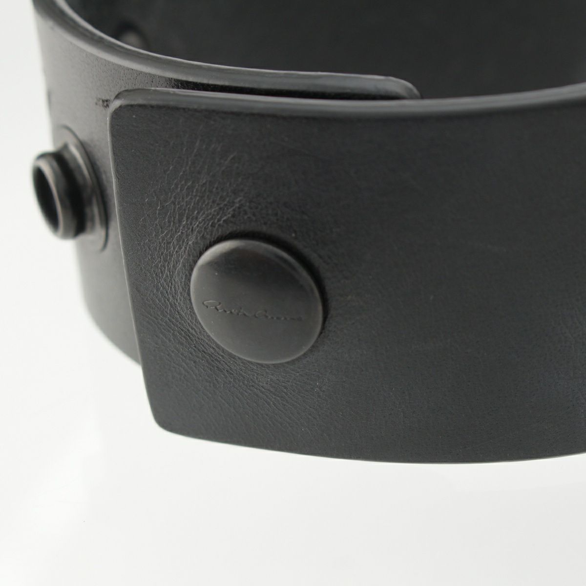 リックオウエンス 25SS ANTHEM CUFF レザー 復刻 ブレスレット