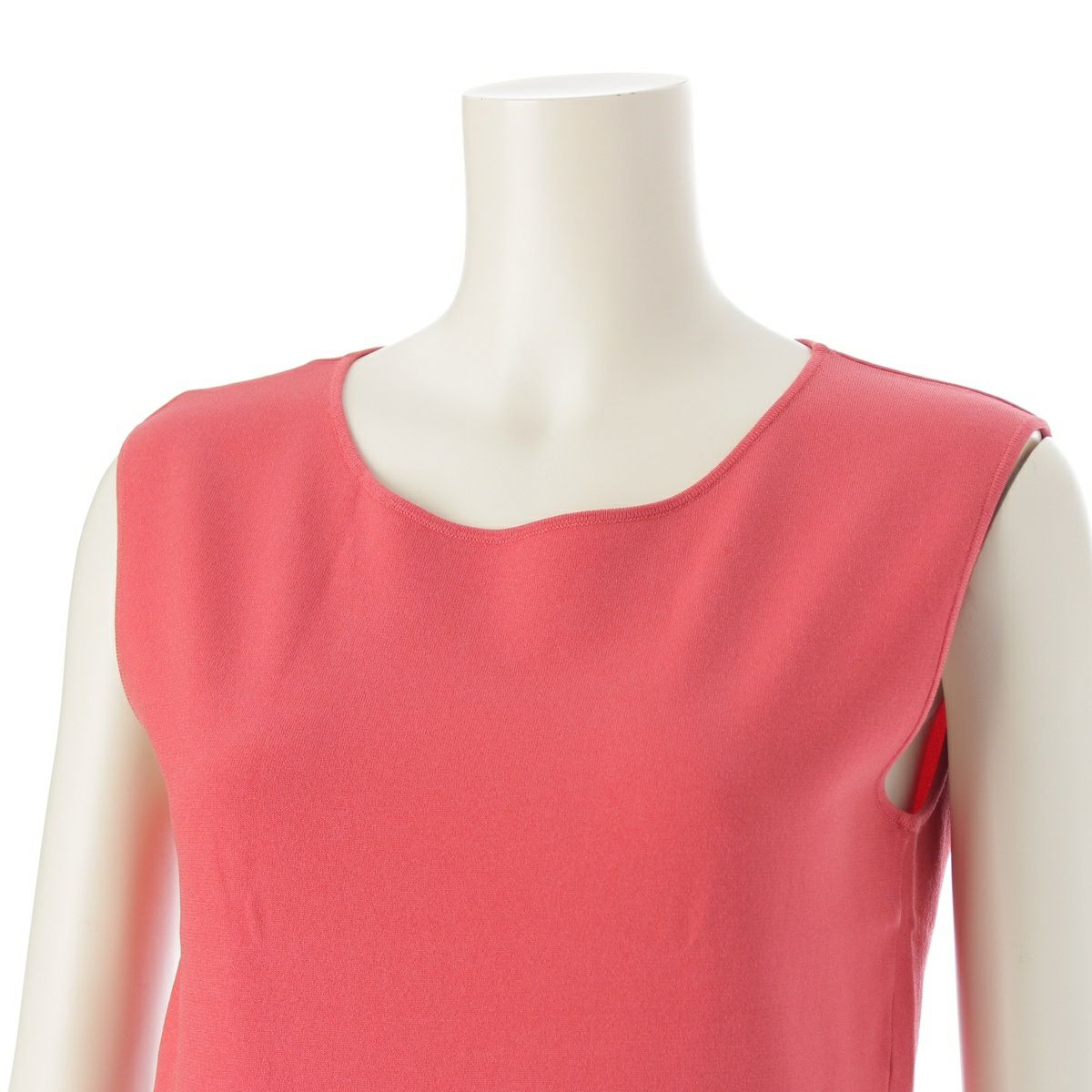 シャネル 01P レーヨン ココマーク ノースリーブ ニット タンクトップ