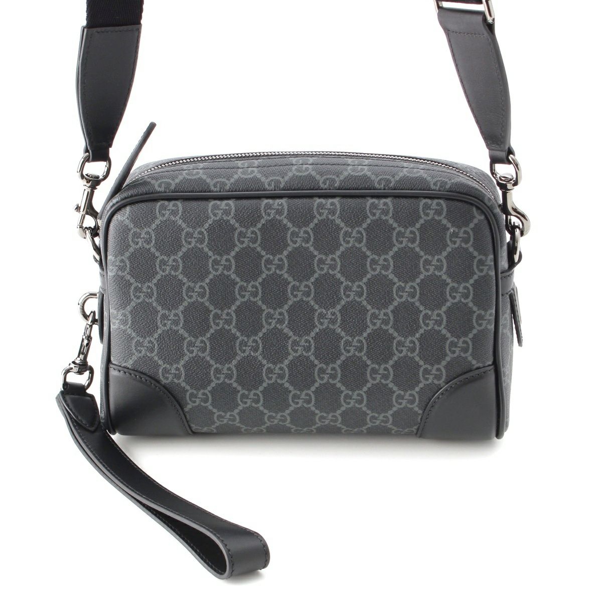 箱等ありGucci グッチ ケース GGスプリーム ウルフ ミケーレ期 黒 箱等ありGucci グッチ コインケース GGスプリーム ウルフ