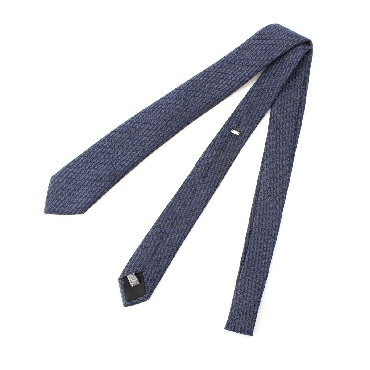 ディオール シルク オブリーク ネクタイ ブルー ブラック | 中古通販