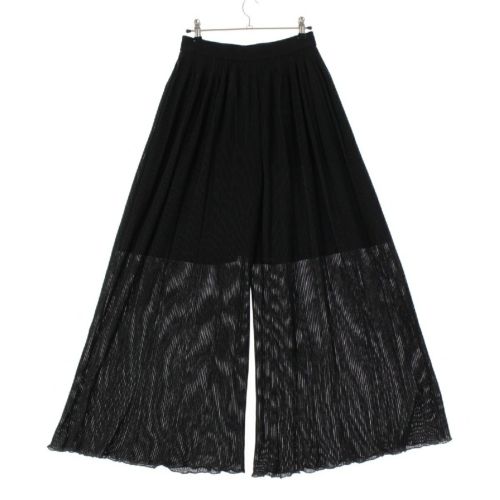 シーエフシーエル 24SS HYPHA LUCENT WIDE PANTS シースルー フレア ワイド パンツ ボトムス CF007KF208 ブラック 3