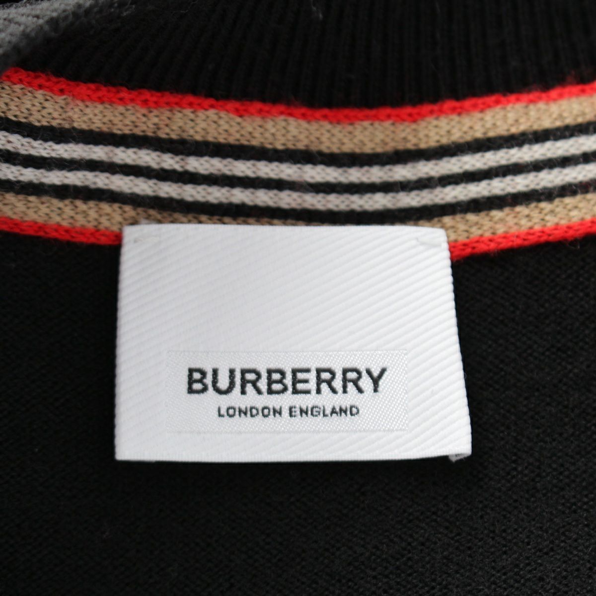 バーバリー ウール TBロゴ クルーネック セーター ニット プルオーバー  