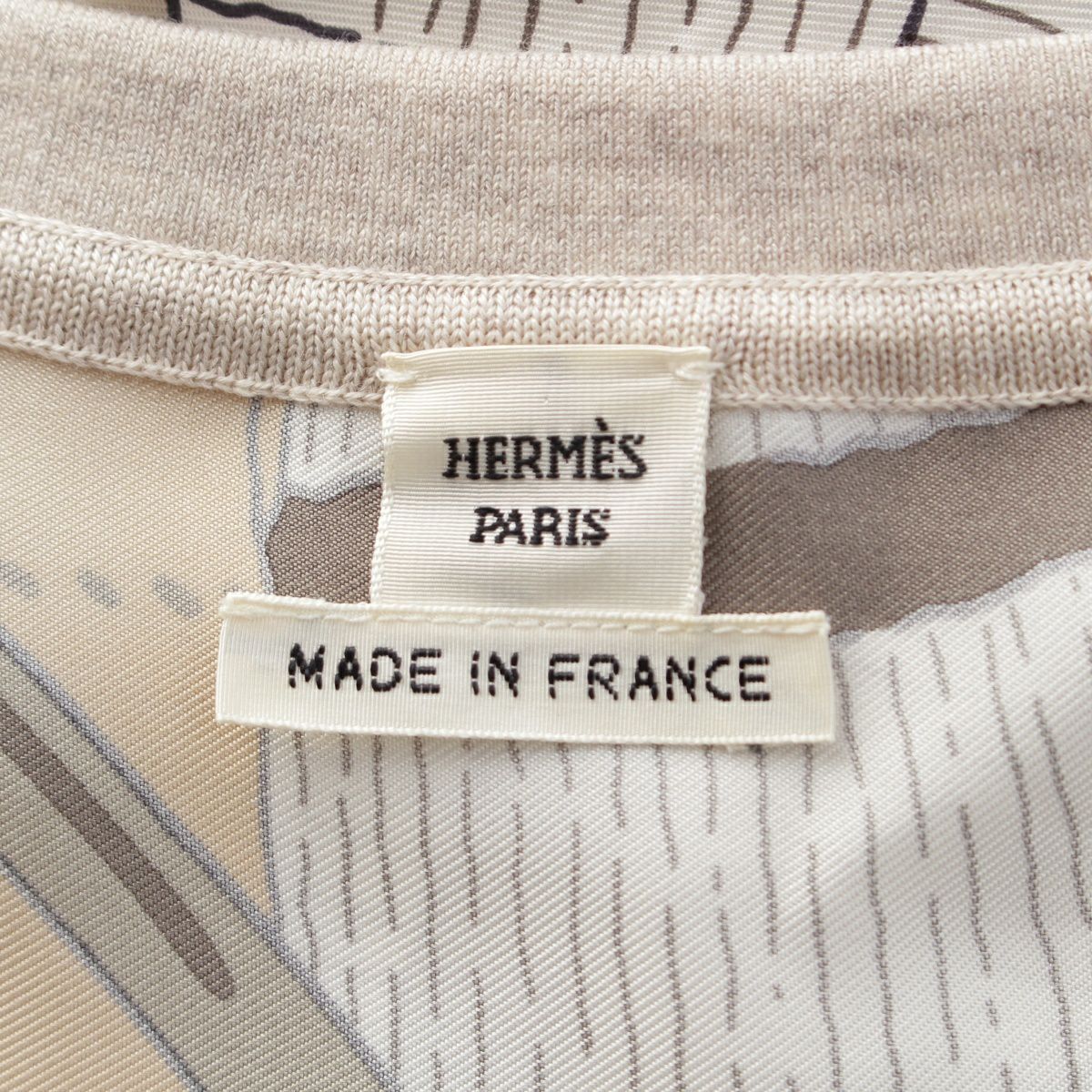 エルメス 19AW シルク ノースリーブ ツイルレーヌ ワンピース トップス  