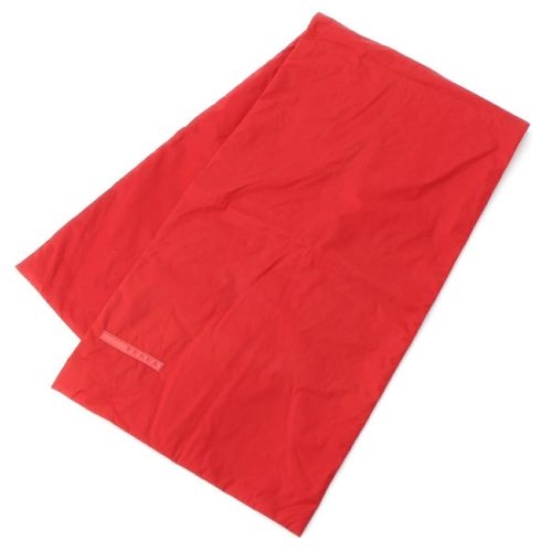 プラダ スポーツ ナイロン マフラー レッド