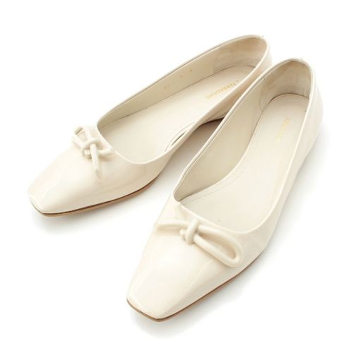 サルヴァトーレフェラガモ ANNIE フラット バレリーナ パンプス 0768942 ベージュ 8