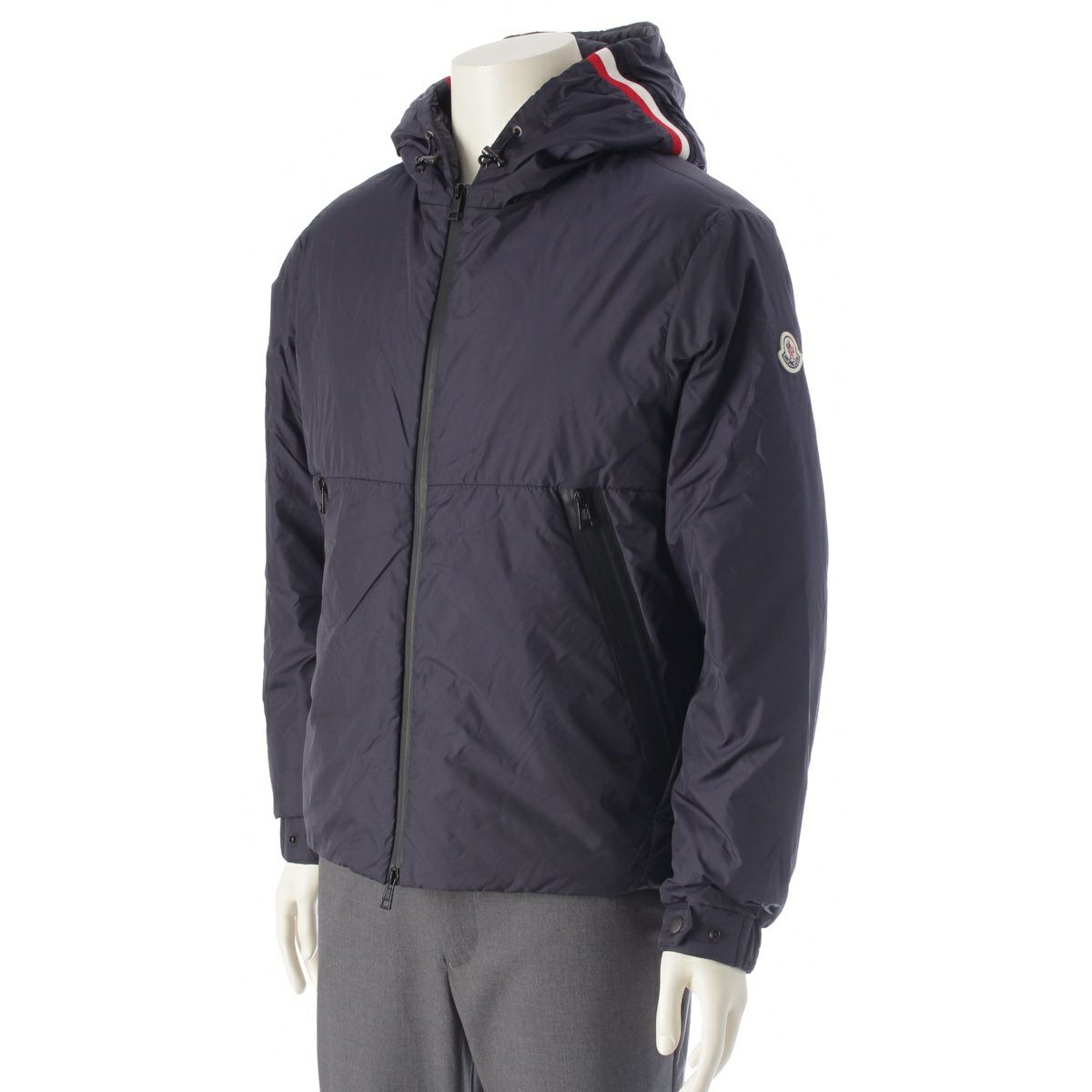 モンクレール 22年 MELAMPYRE トリコロール ロゴワッペン フーデッド