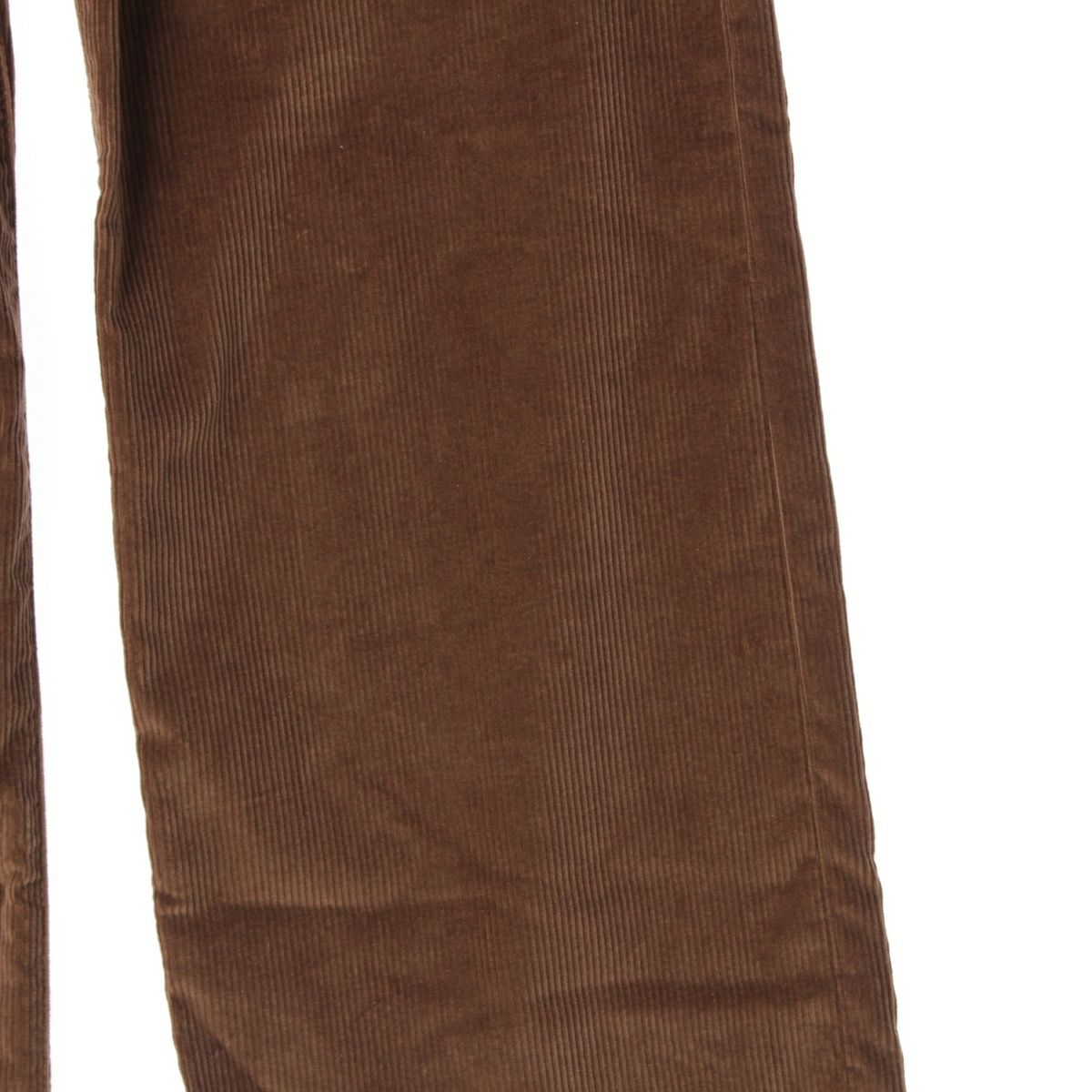 ザロウ カシミヤ混 コットン コーデュロイ パンツ ボトムス ブラウン 2  
