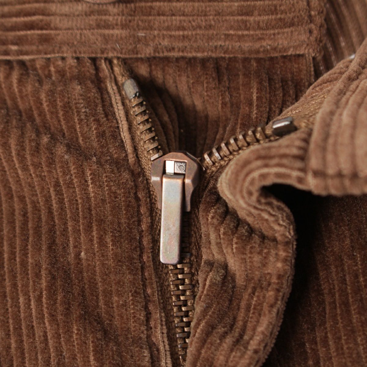 ザロウ カシミヤ混 コットン コーデュロイ パンツ ボトムス ブラウン 2  