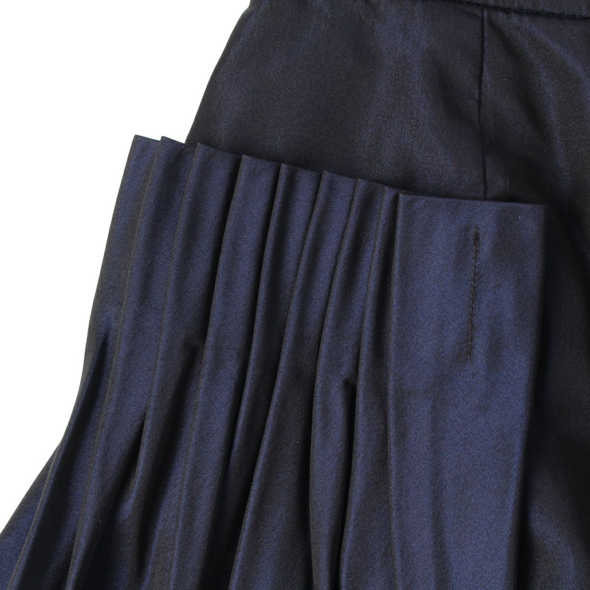 シャネル シルク ヴィンテージ プリーツフリル スカート ボトムス  