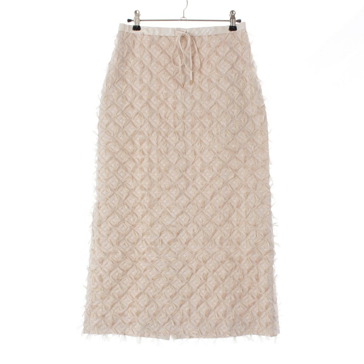 ドゥロワー ナイロン シルク カットジャガード スカート ボトムス 6524  