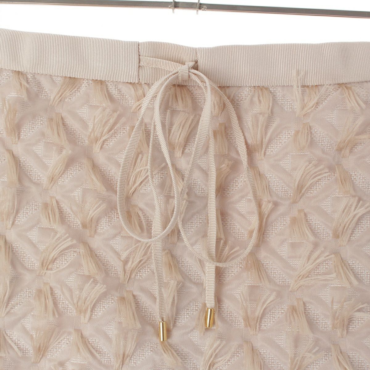 ドゥロワー ナイロン シルク カットジャガード スカート ボトムス 6524  