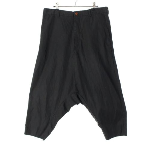 コムデギャルソンオムプリュス AD2018 19SS 製品染め サルエル パンツ ボトムス PC-P038 ブラック XS
