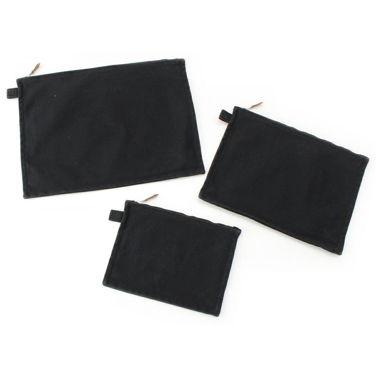 エルメス ボラボラ コットン キャンバス Hロゴ ポーチ 3点セット  